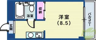 VERDE KITANO【1階】の間取り