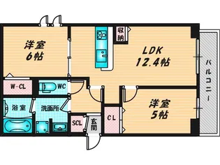 Villa Parasore【2階】の間取り