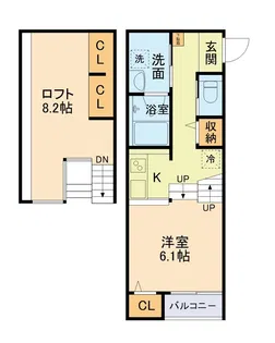forest神園【2階】の間取り