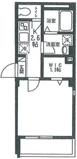 ドミール平和島【2階】の間取り