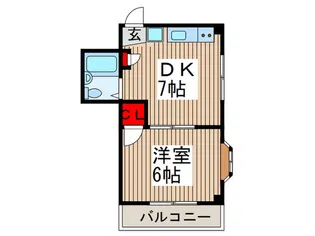 アイエスコ-ポ川口【1階】の間取り