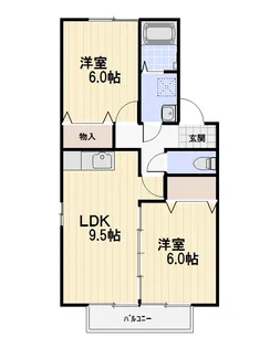 ヴァンベール妻沼【2階】の間取り