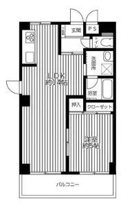 エメラルドハイツ【4階】の間取り