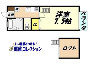 MOON江南町【1階】の間取り