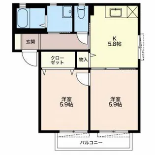 エルドラード【1階】の間取り