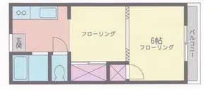 レジデンスニシイI【1階】の間取り