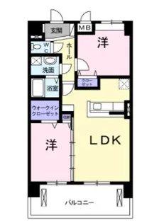 埼玉県川口市大字安行西立野【マンション】の間取り