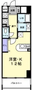 1Kの間取り画像