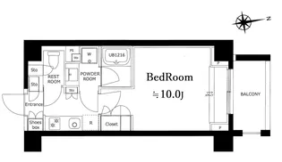 パルテメゾン中落合【3階】の間取り