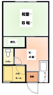 藤ハイム【1階】の間取り