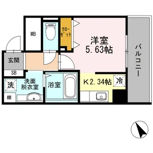 le Cap Estel【2階】の間取り