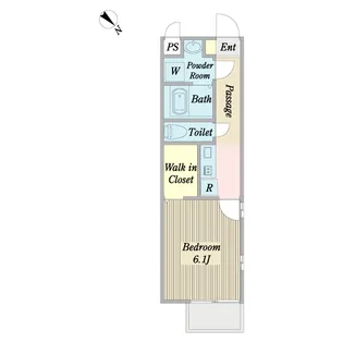 AmourManaka【1階】の間取り
