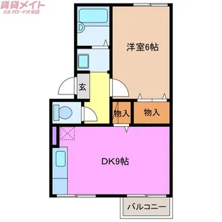 カントリーハウス【1階】の間取り