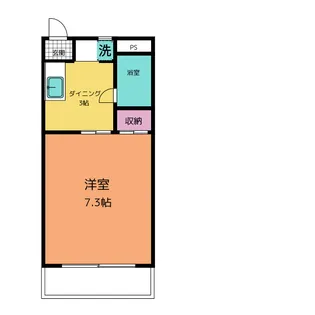 アレンビル【4階】の間取り