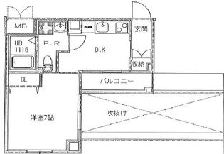 メゾン・ドゥ・シュシュ【7階】の間取り