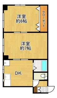 原田ビル【2階】の間取り