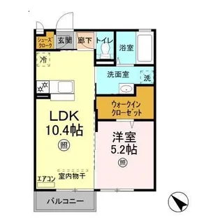 シャンテクレール I【2階】の間取り