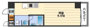カーサリック同心【7階】の間取り