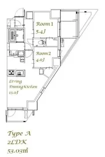 スプランディッド西日暮里【4階】の間取り