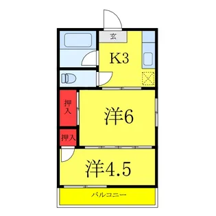 ムラカミ川口ビル【3階】の間取り