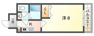 M’プラザ香里六番館【2階】の間取り