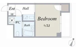 東京都江東区北砂2【マンション】の間取り