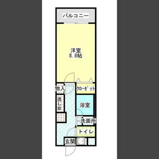 ウィルコートYONEKI【3階】の間取り