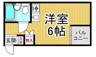 トクワ1【2階】の間取り