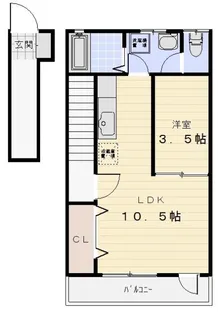 サウンドフェザー【2階】の間取り