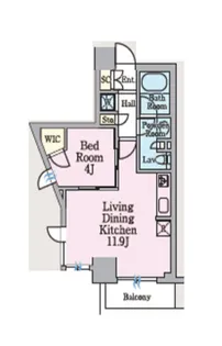 クレストコート目白新坂レジデンス【8階】の間取り