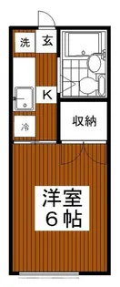 サンライズヴィラ【1階】の間取り