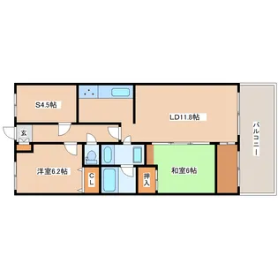 シーアイマンション中島丁【3階】の間取り
