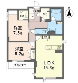 ラ・ルーム厚木町【4階】の間取り