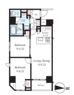 アイル両国弐番館【2階】の間取り