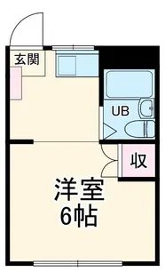 クロノス溝の口【3階】の間取り