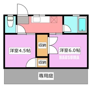 桜ハイム【1階】の間取り