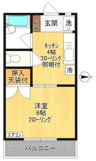 【アドニス登戸】【2階】の間取り