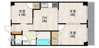 レクシア新梅田(旧:ドムール北梅田)【5階】の間取り