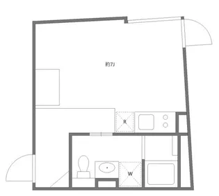 東京都渋谷区本町6【マンション】の間取り