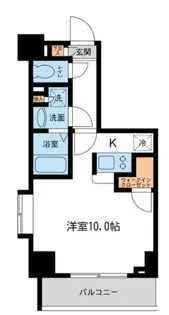 プライムアーバン住吉II【3階】の間取り