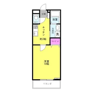 メゾンたかおか【2階】の間取り