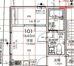 SORA西新井【3階】の間取り