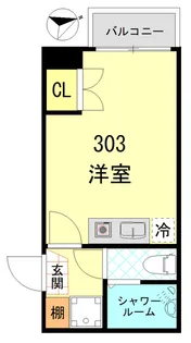 ライオンズプラザ芝公園【3階】の間取り