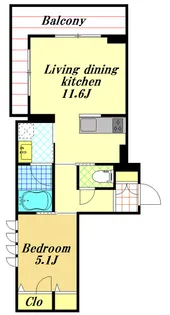 アイル ルイーズ【4階】の間取り