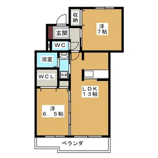 ソフィア和合【1階】の間取り