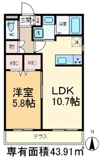 イーリス十条【1階】の間取り