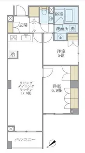 KDXレジデンス西原【2階】の間取り