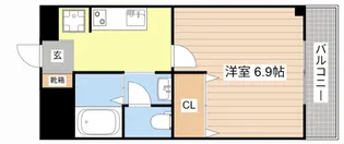 Little Court AQUA【1階】の間取り