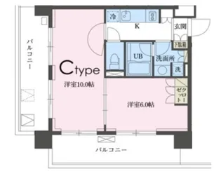 東京都新宿区歌舞伎町2【マンション】の間取り