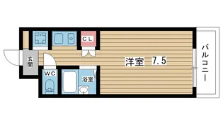 大阪府豊中市稲津町1【マンション】の間取り